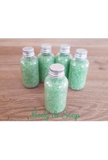 Flesje badzout 70g met bedrijfslogo - Body & Soap