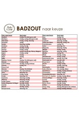 Body & Soap Badzout/scrubzout "naar keuze" (Geel) - Kies je favoriete geur