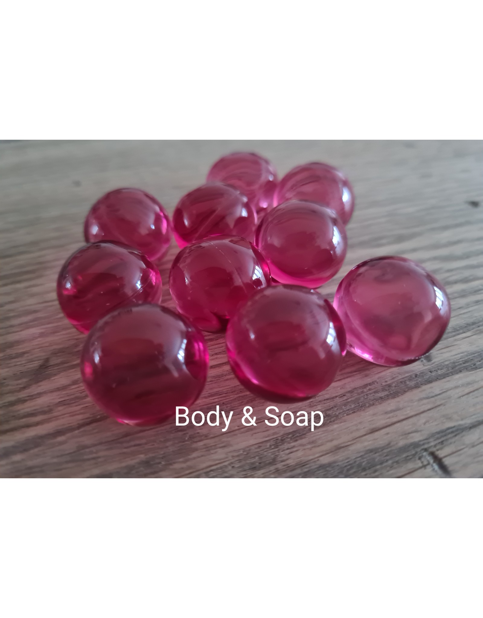 Badparels (roze) transparant - Voeg een luxe touch toe aan je bad