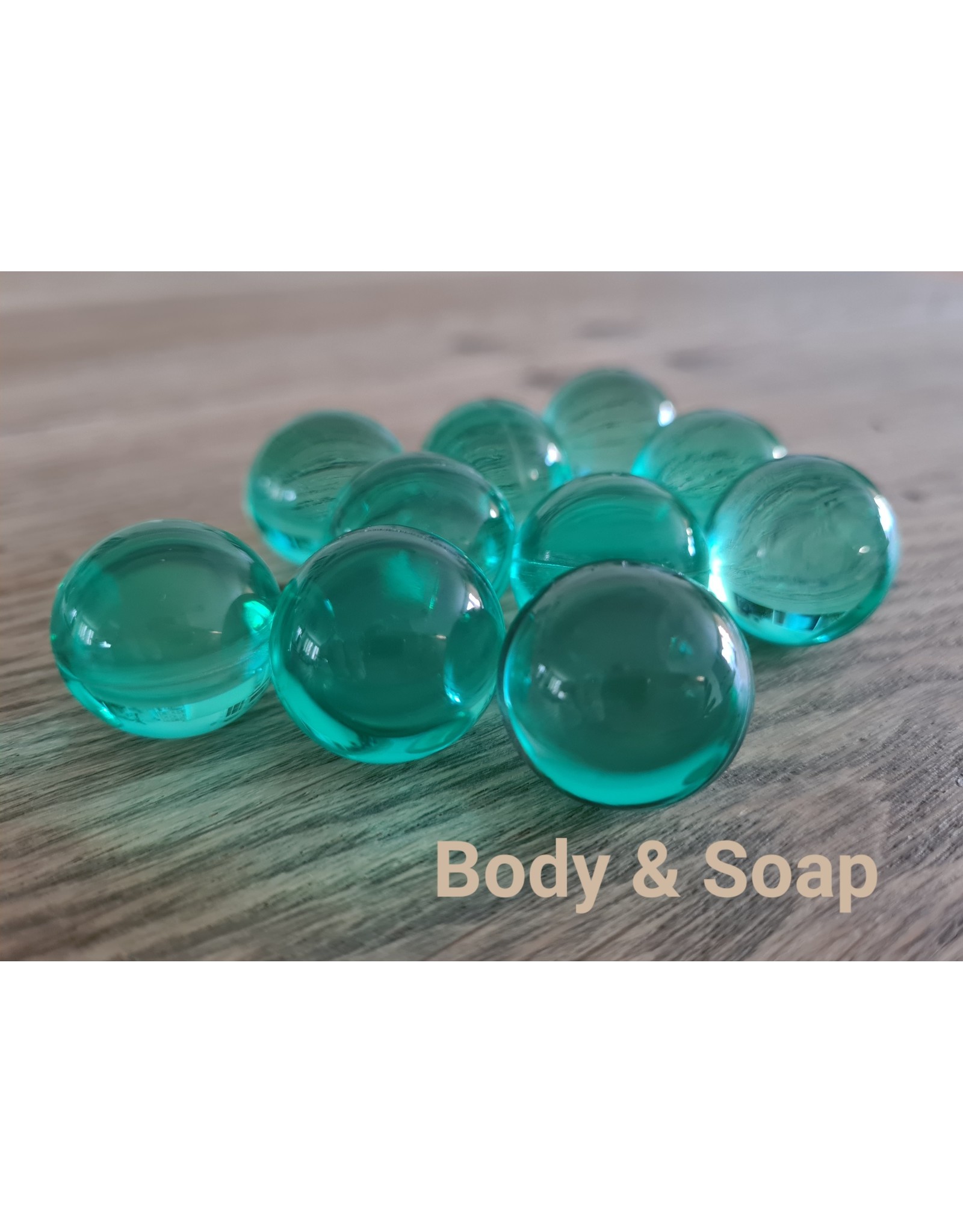 Badparel (lichtblauw) transparant  - Body & Soap