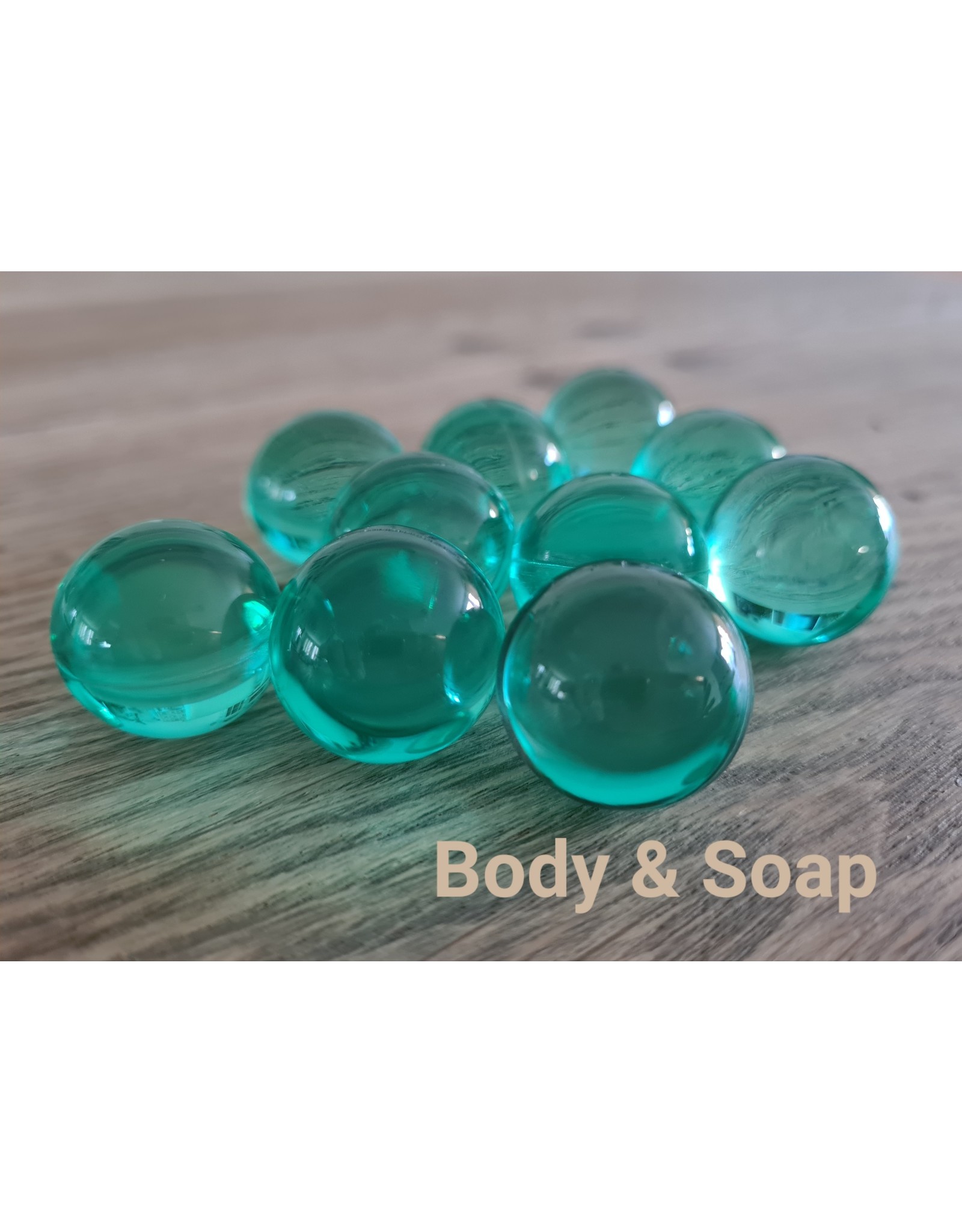Badparels (lichtblauw) transparant  - Body & Soap