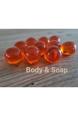 Badparel (oranje) transparant - Body & Soap