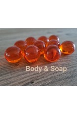 Badparels (oranje) transparant - Body & Soap