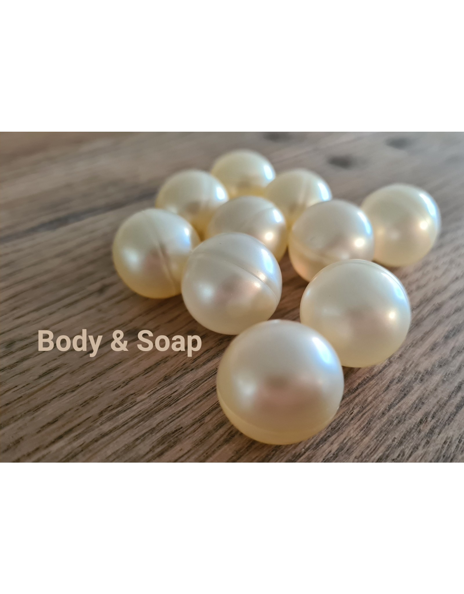 Badparels (wit) metallic - Body & Soap