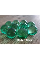 Badparels (turquoise) transparant - Body & Soap