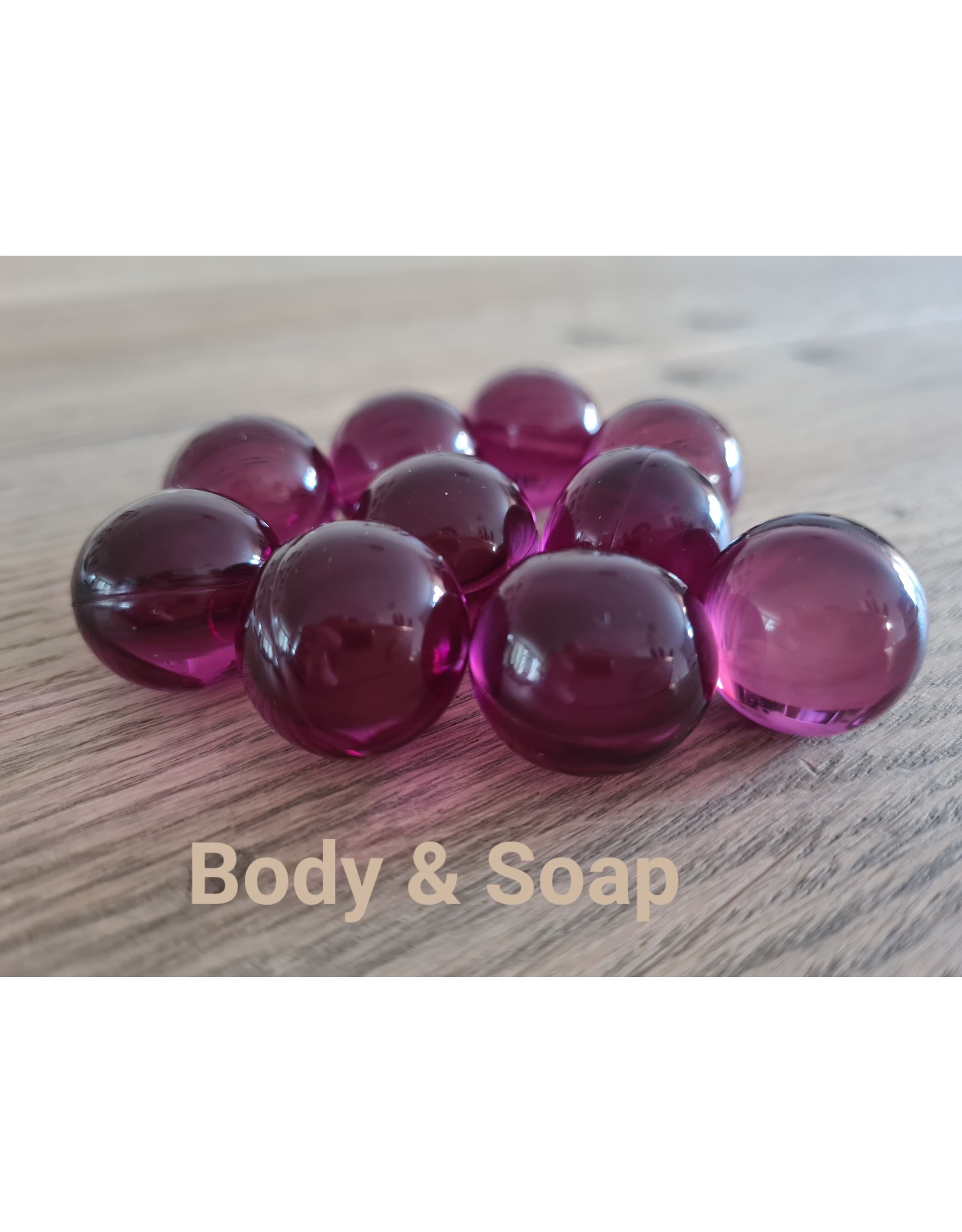 Badparels (violet) transparant - Body & Soap
