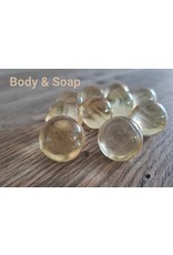Badparels (geel/goud) transparant  - Body & Soap