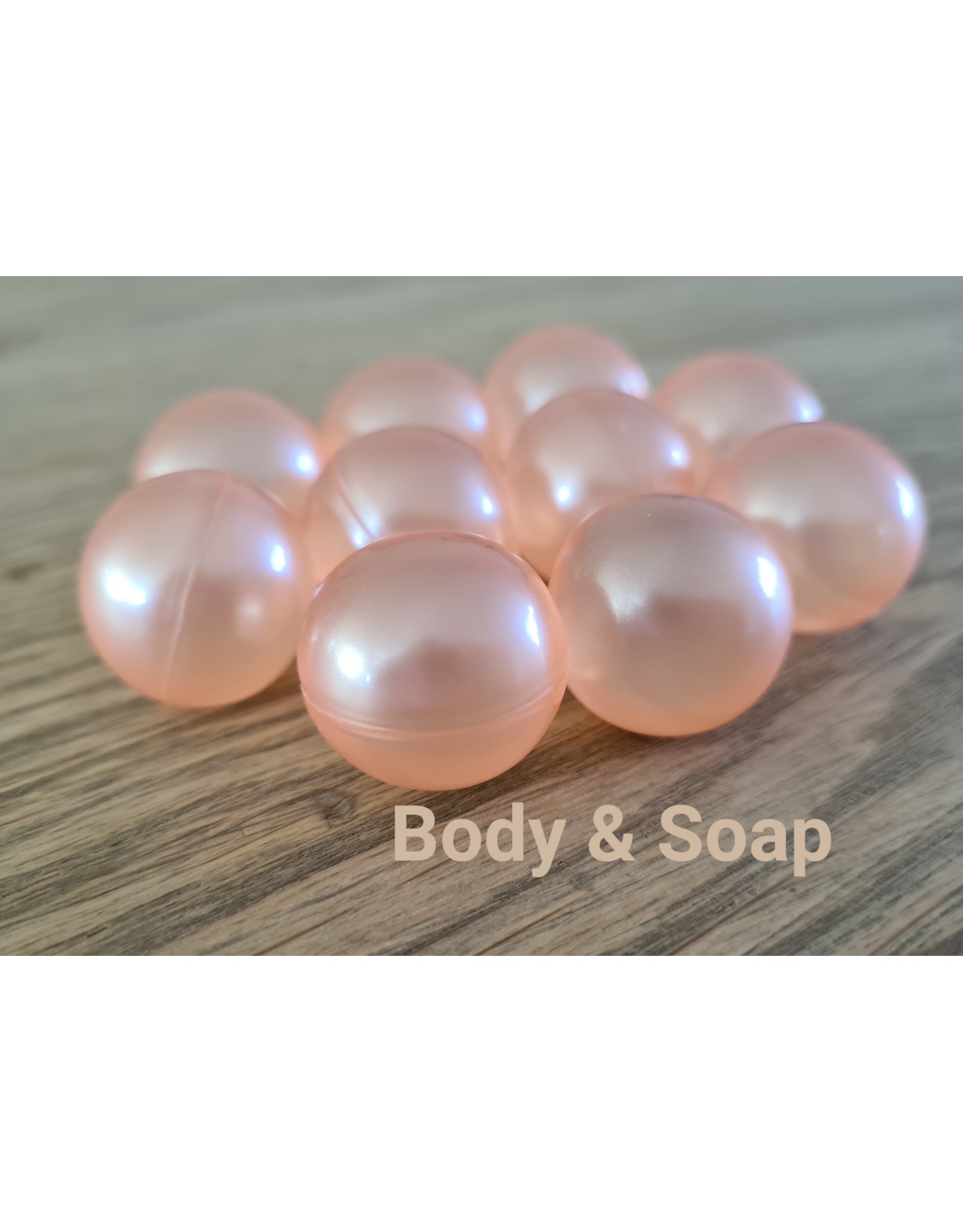 Badparels (roze/lichtroze) metallic - Body & Soap