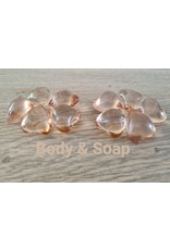 Badparel figuurtjes (hart-lichtroze) - Body & Soap