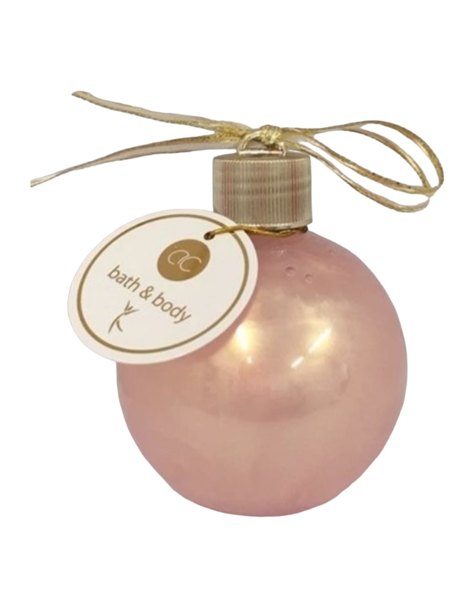 Kerstbal (roze) bad- en douchegel 240ml - Body & Soap