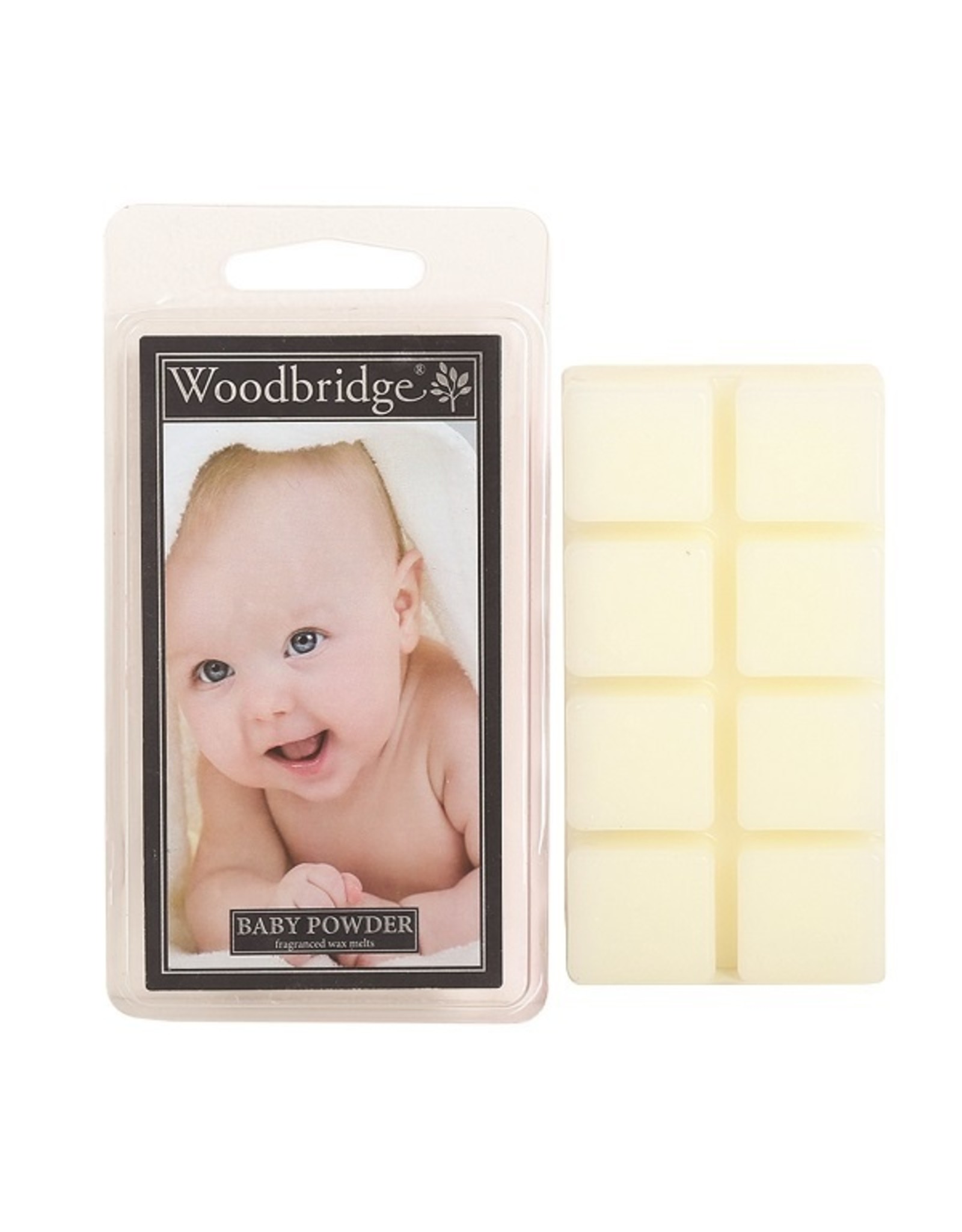 Woodbridge Baby Poeder Wax Melt - Een geurige knuffel van zachte babyaroma's