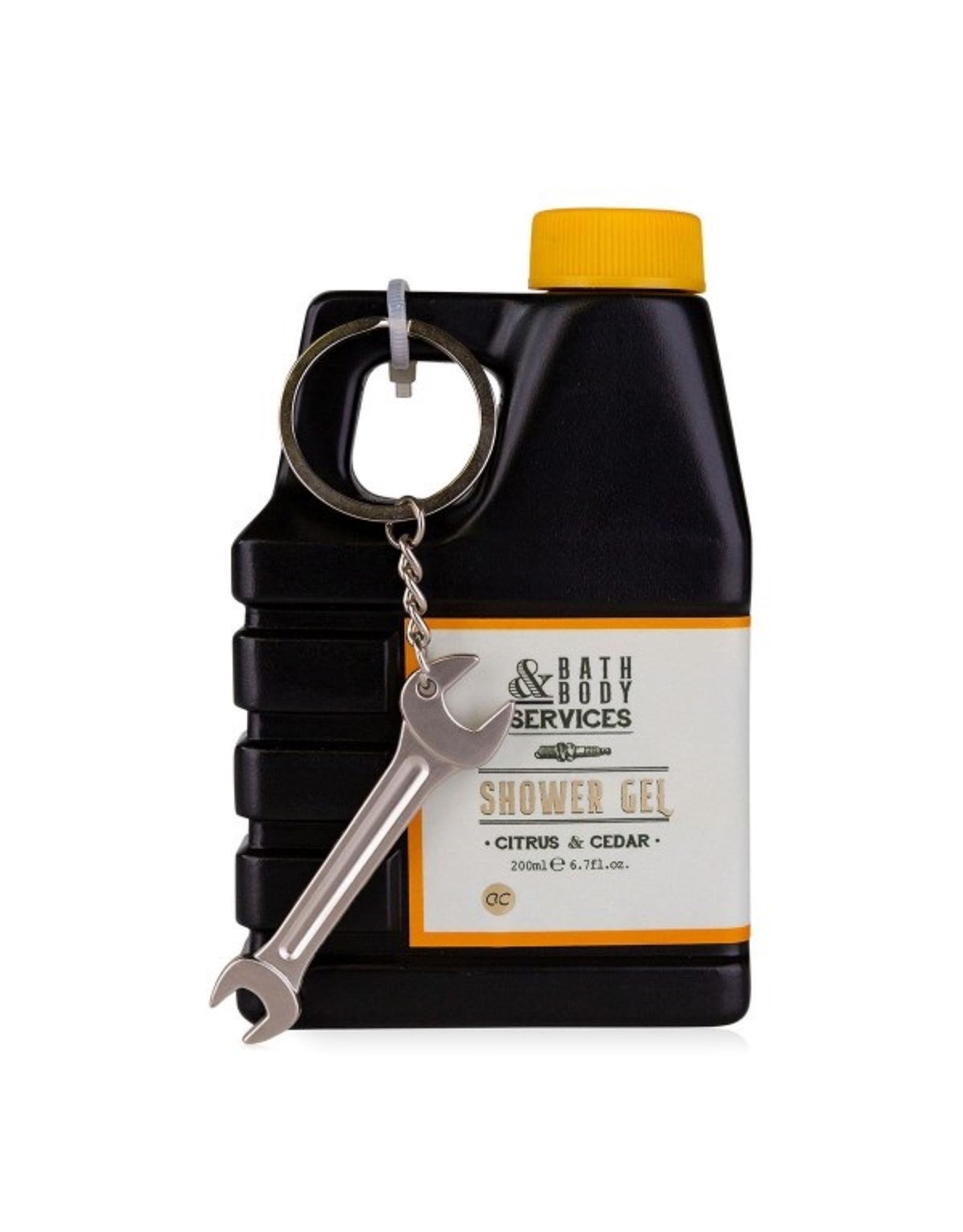 Bath & Showergel oliekanvorm 200ml + sleutelhanger - Body & Soap