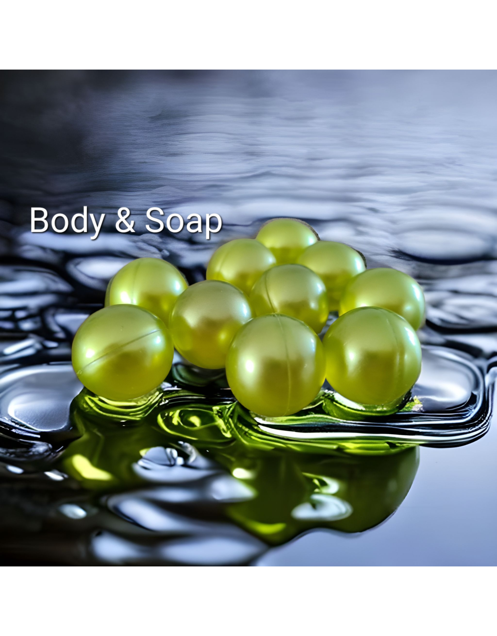 Badparel (groen/mintgroen) metallic - Body & Soap