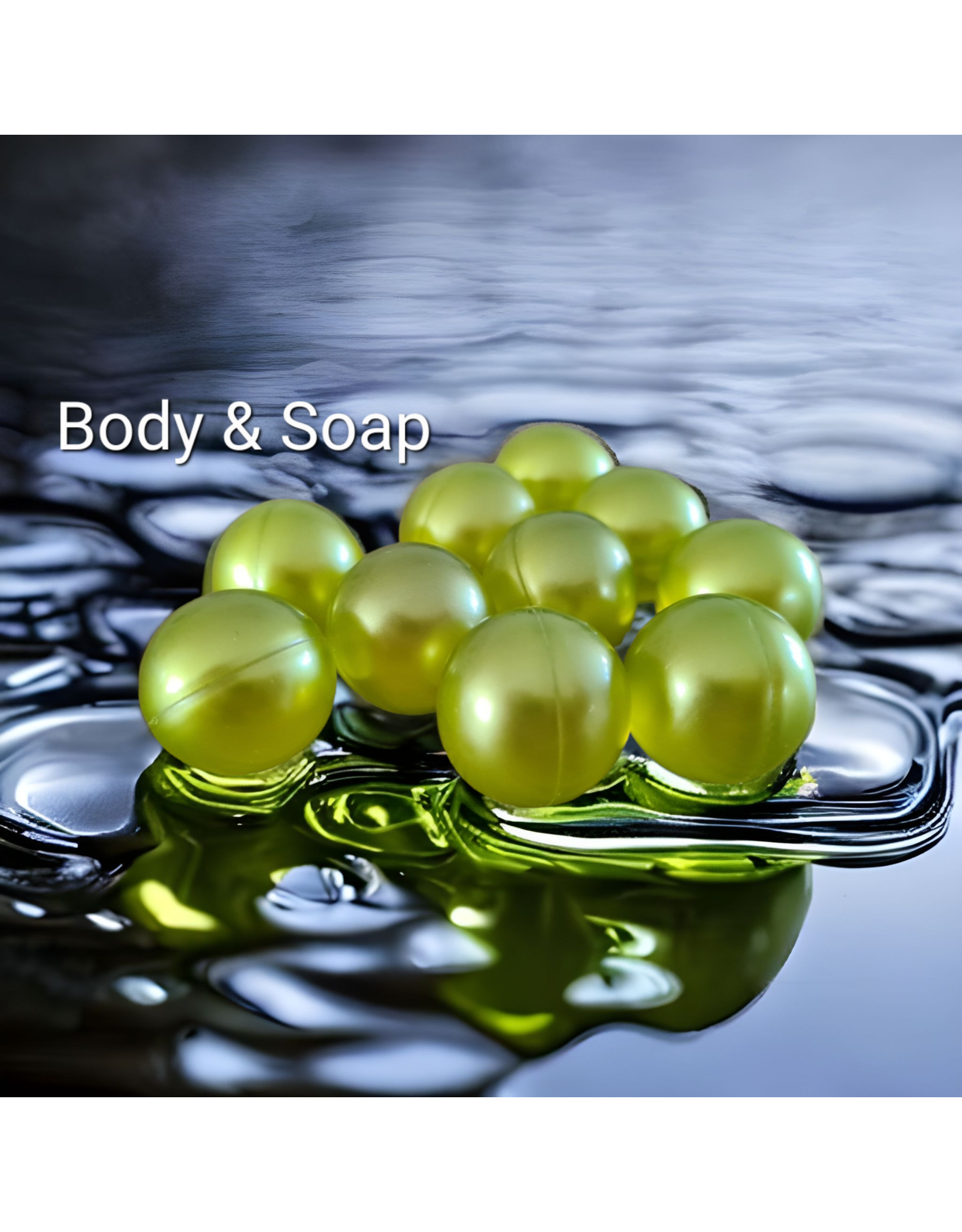 Bath pearl (green/mint green) metallic - Body & Soap