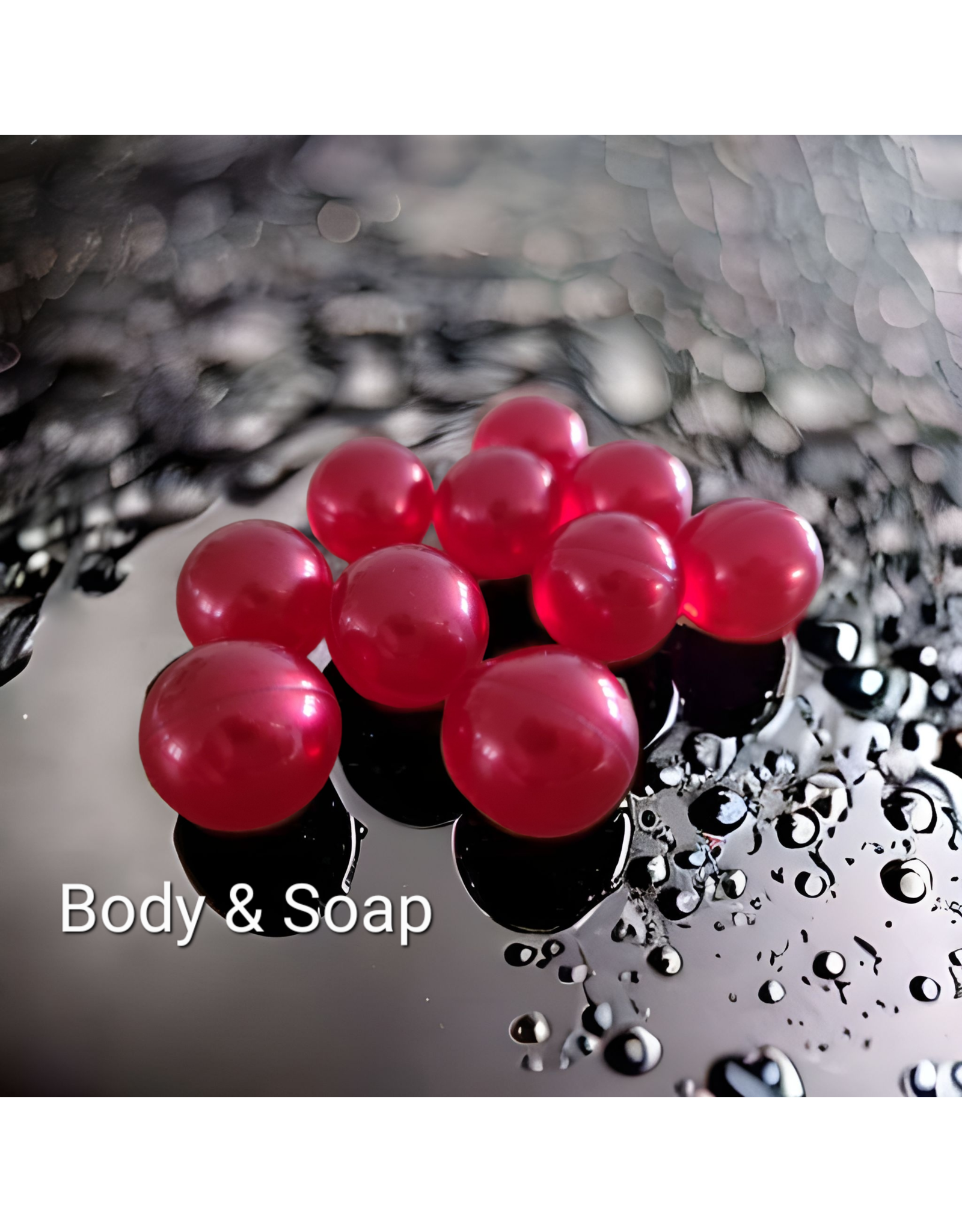 Badparels (rood) metallic - Body & Soap