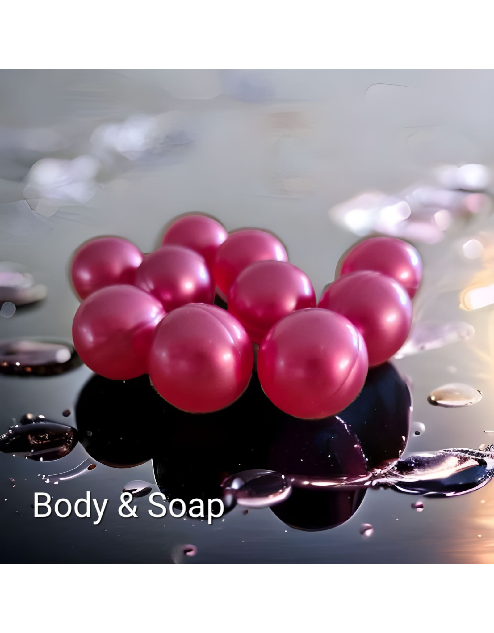Badparels (roze) metallic - Body & Soap