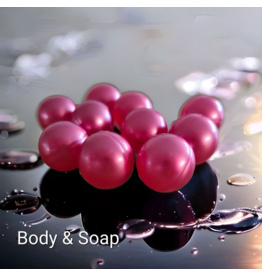 Badparels (roze) metallic