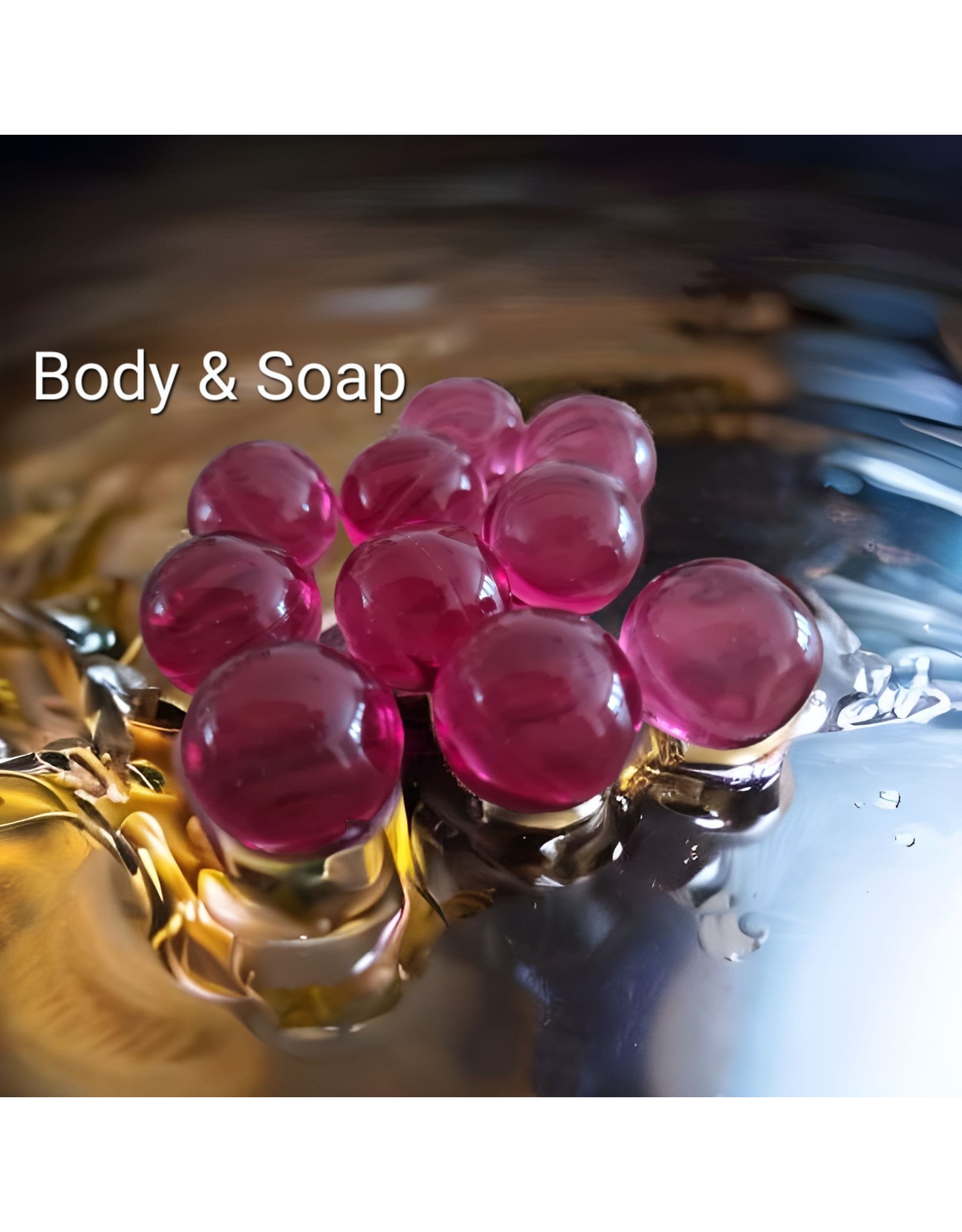 Badparel (roze) transparant - Body & Soap