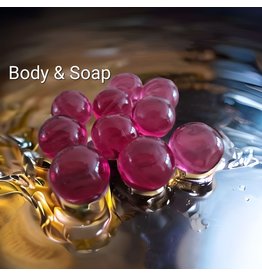 Badparels (roze) transparant
