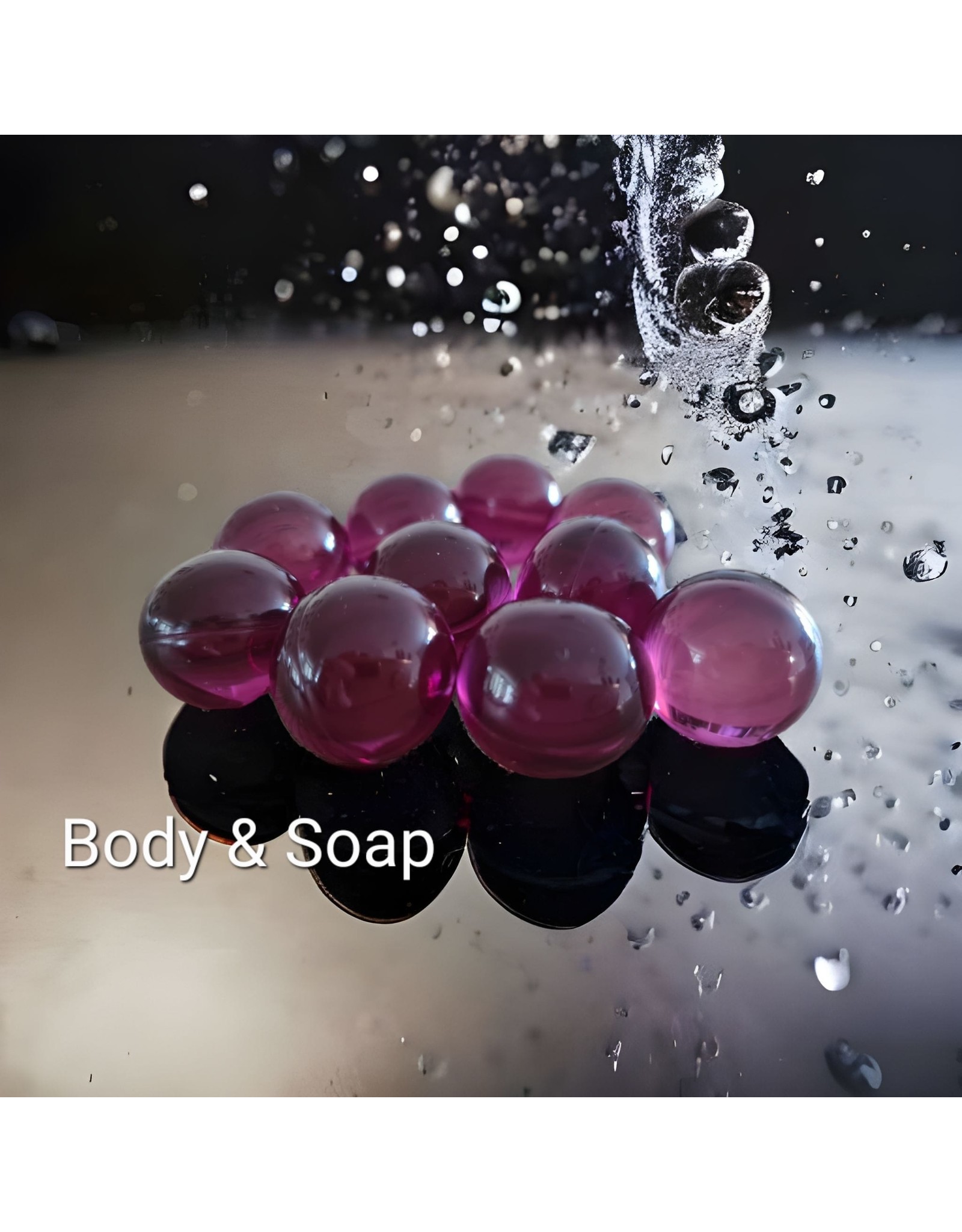 Badparels (violet) transparant - Body & Soap