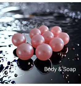 Badparels (roze/zachtroze) metallic