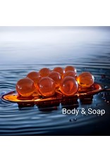 Badparels (oranje) transparant - Body & Soap