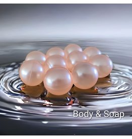 Badparels (roze/lichtroze) metallic