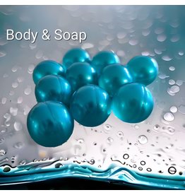 Badparels (turquoise/lichtblauw) metallic