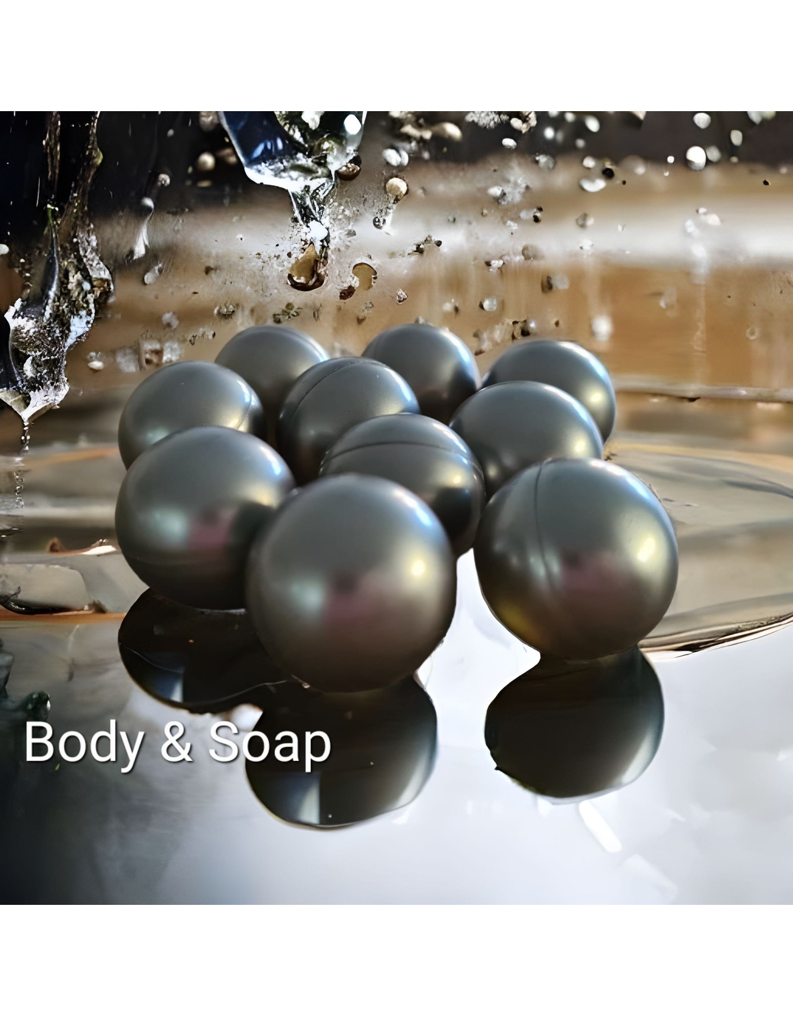 Badparel (zilver) metallic - Body & Soap