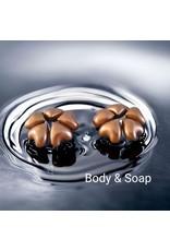 Badparel figuurtjes (hart-bruin) 10 stuks  - Body & Soap