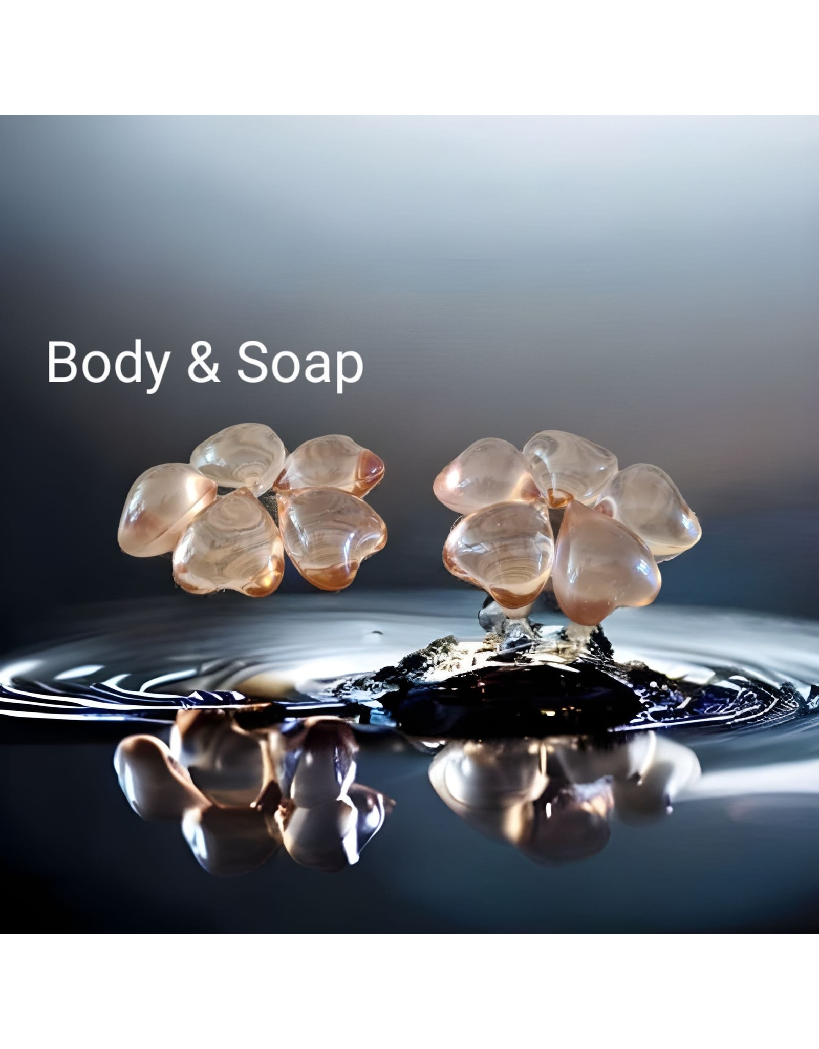 Badparel figuurtjes (hart-lichtroze) - Body & Soap