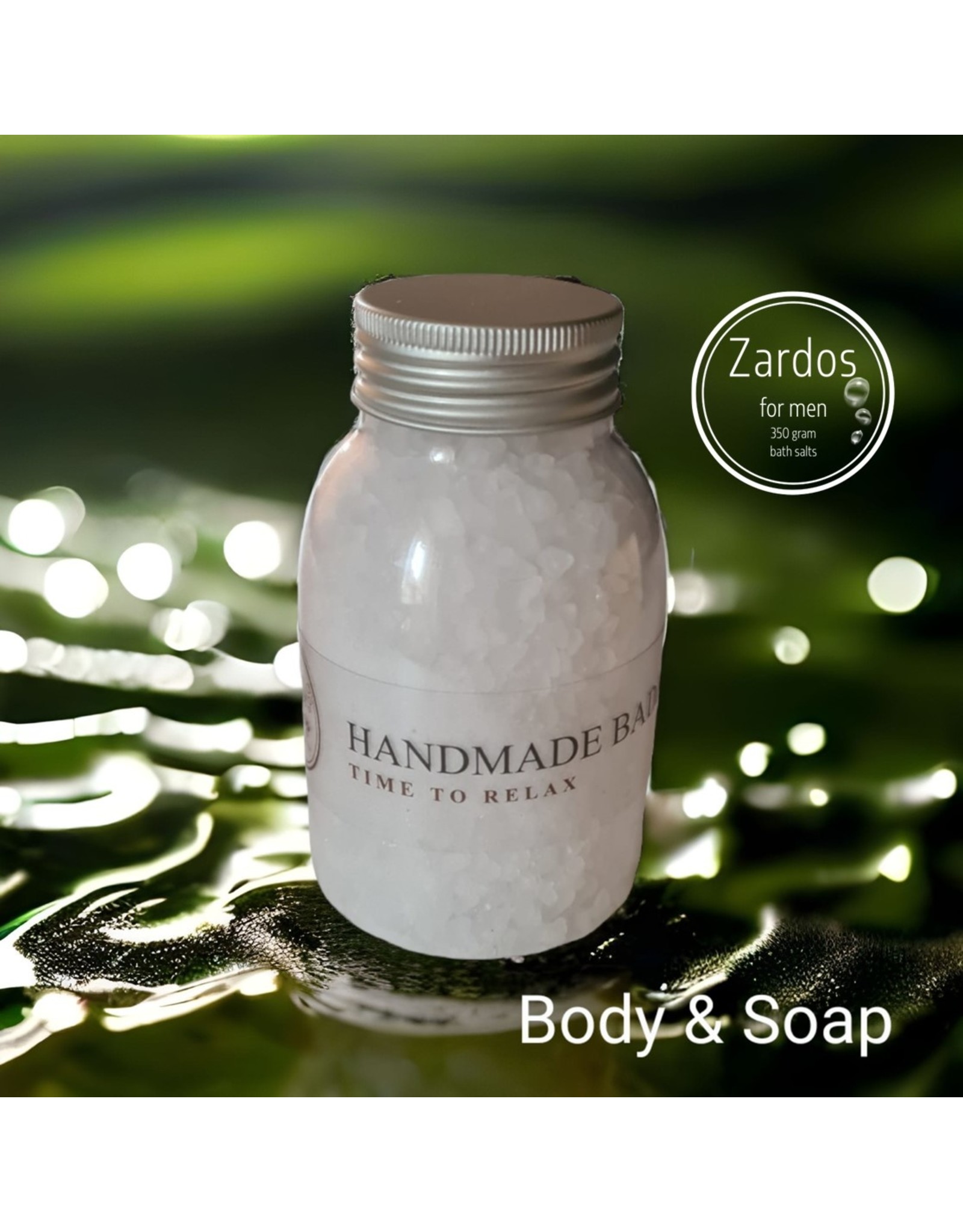 Grof badzout 350 gram (Zardos) - De stoere keuze voor je badroutine