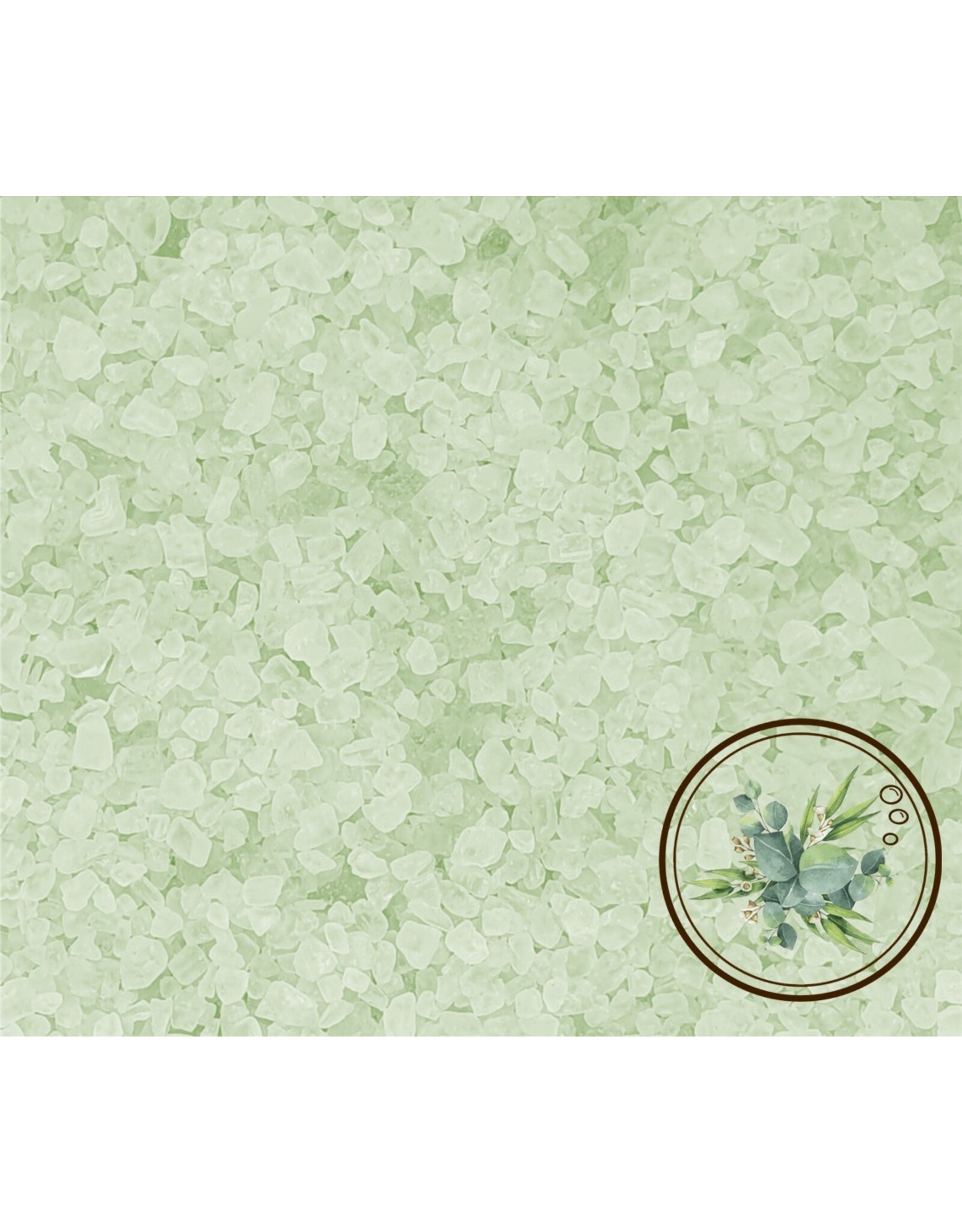 Body & Soap Badzout "eucalyptus" Grof (Olijfgroen) 5 kg - Body & Soap