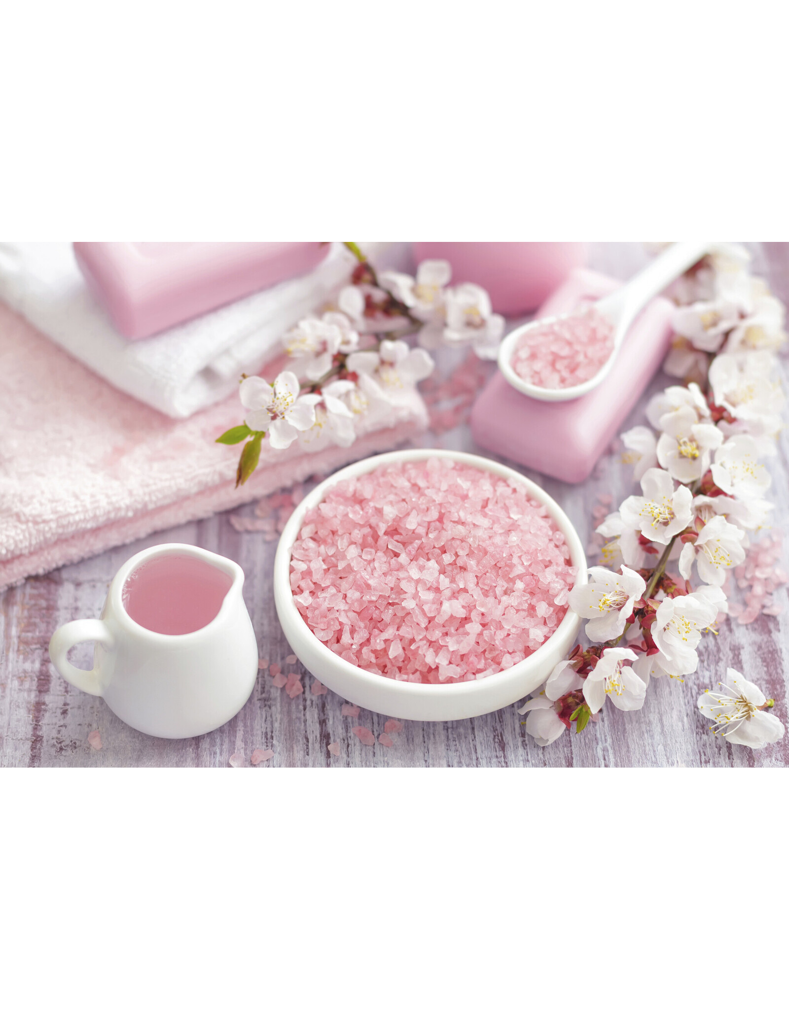 Body & Soap Rose Bath Salt "Coarse" 5 kg (Light Pink) – Wellness in Bulk