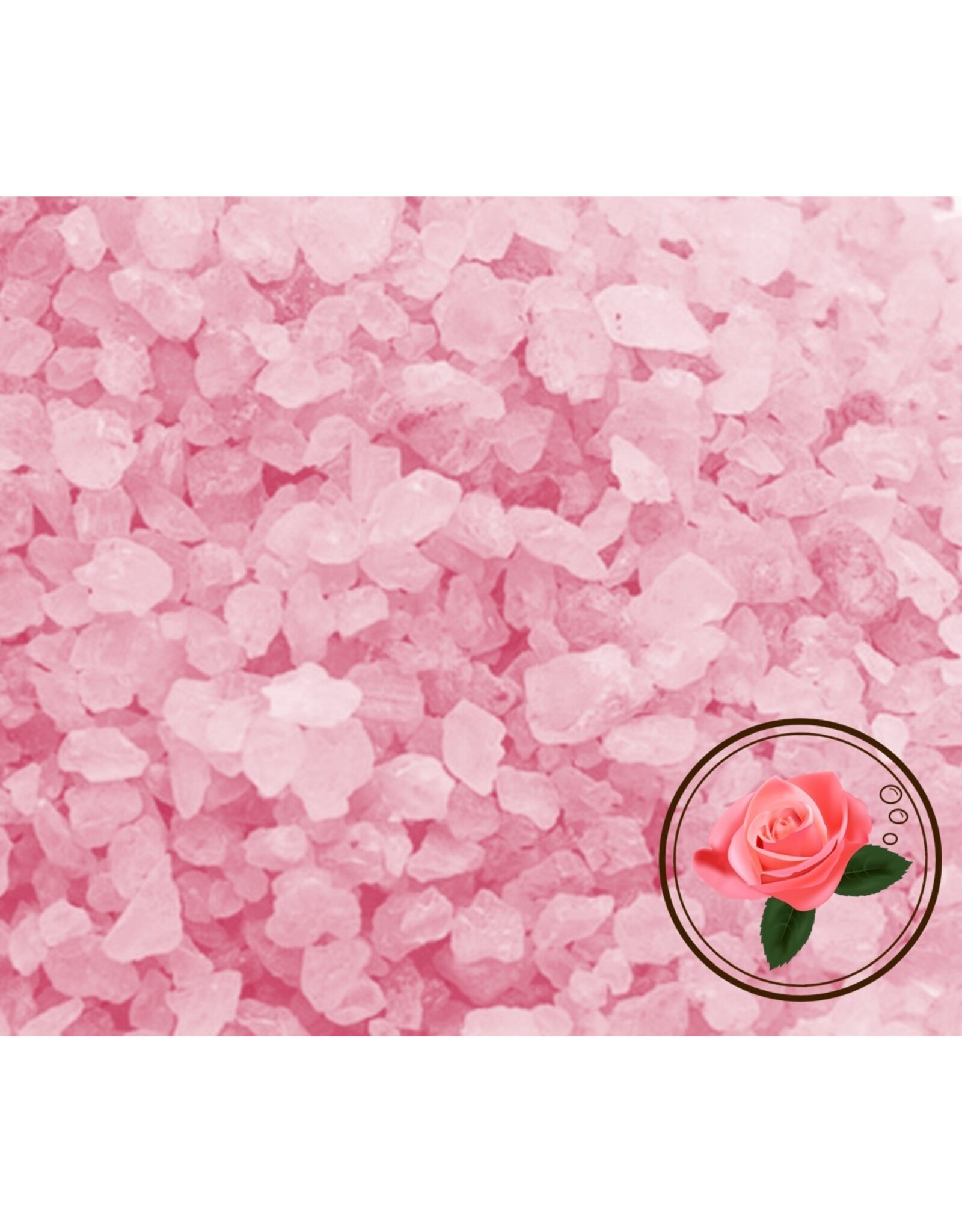 Body & Soap Rose Bath Salt "Coarse" 5 kg (Light Pink) – Wellness in Bulk