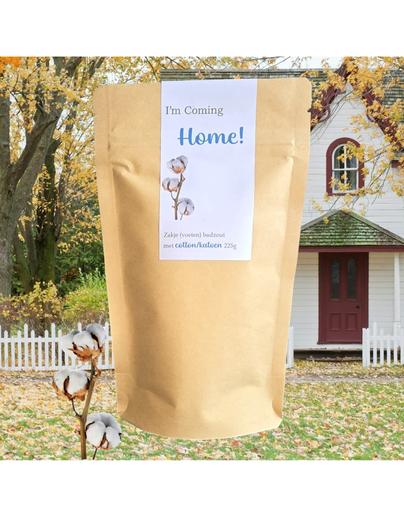Body & Soap Zakje (voeten) badzout Cotton-Home