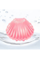 Schelp (roze) gevuld met 7 badparels- De perfecte badaccessoire