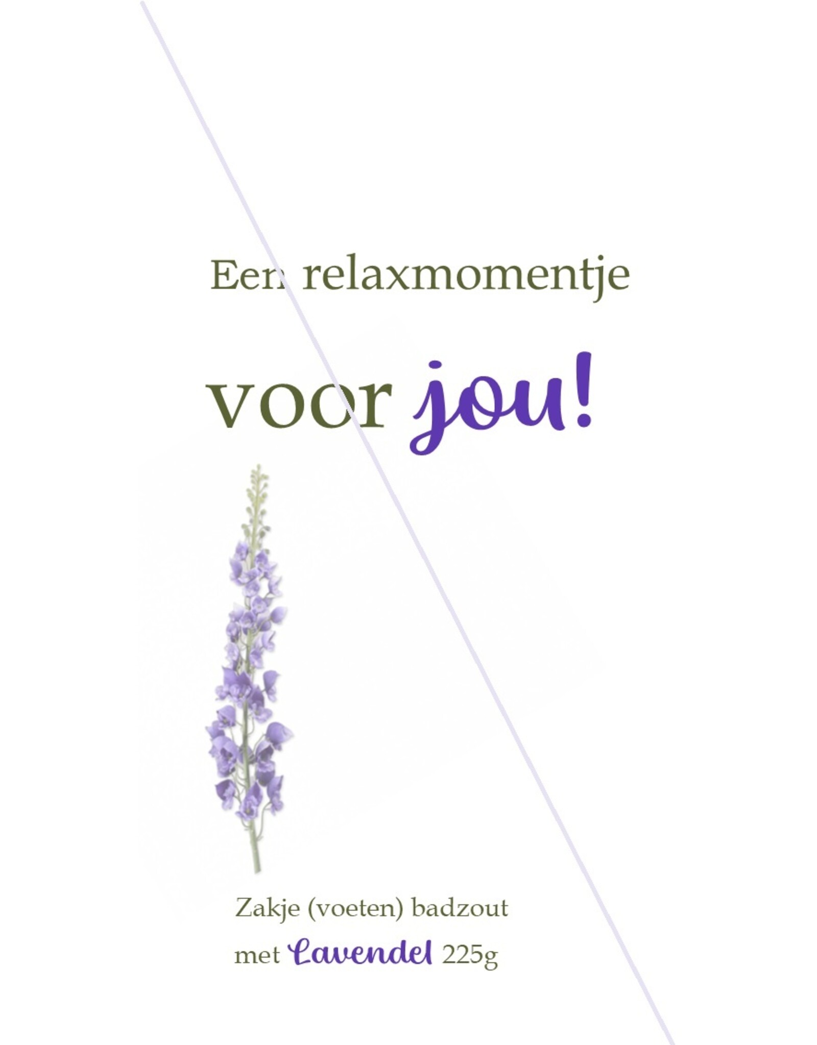 Body & Soap Lavender Foot Bath Salt – Relax Moment