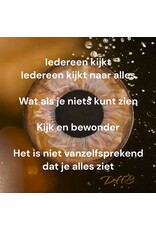 Body & Soap Tegel zien (gedicht) - wat als je niets kunt zien