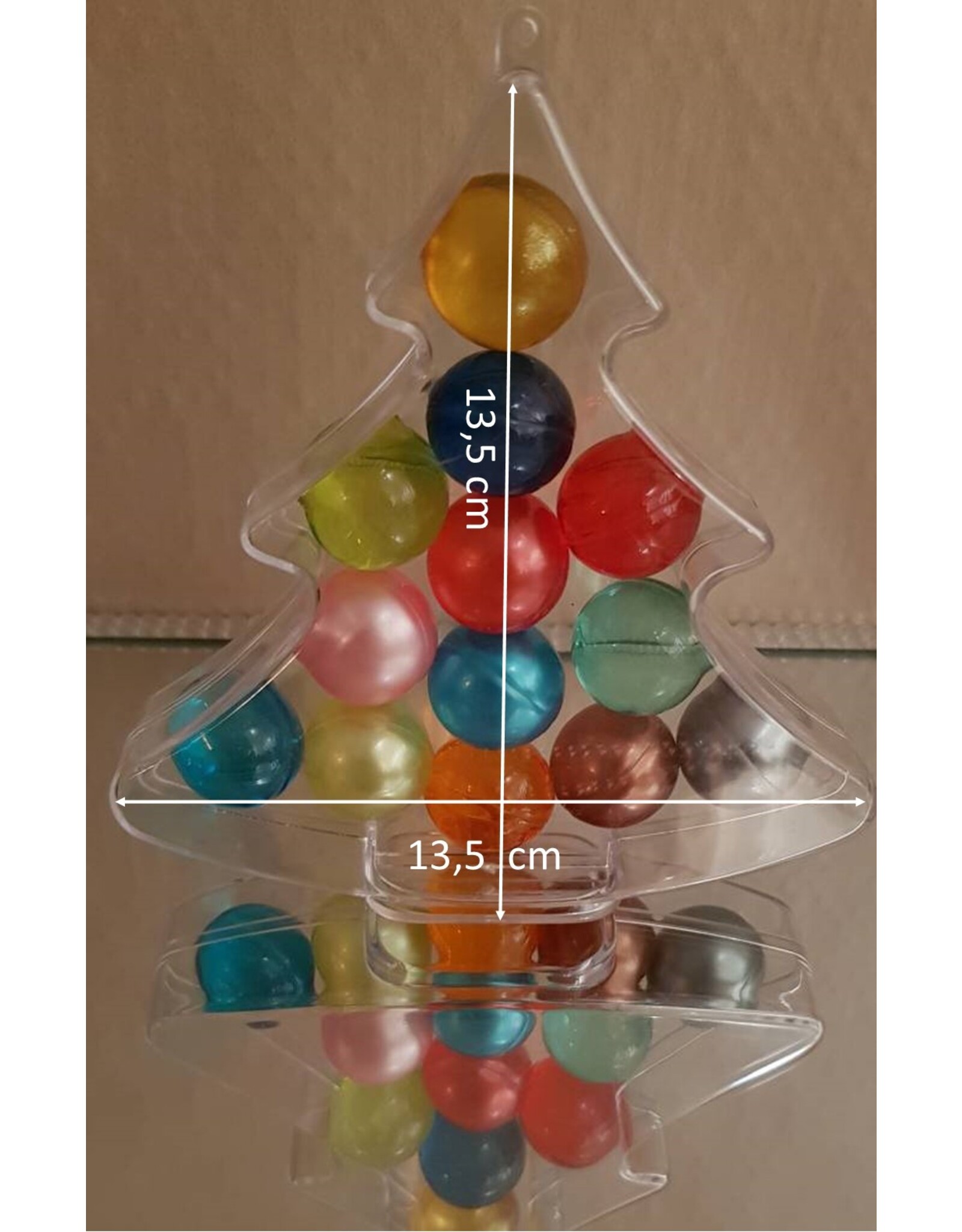 PVC kerstboom met badparels - Body & Soap