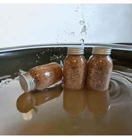 Body & Soap Badkaviaar 300 ml in fles (Bruin/wit)