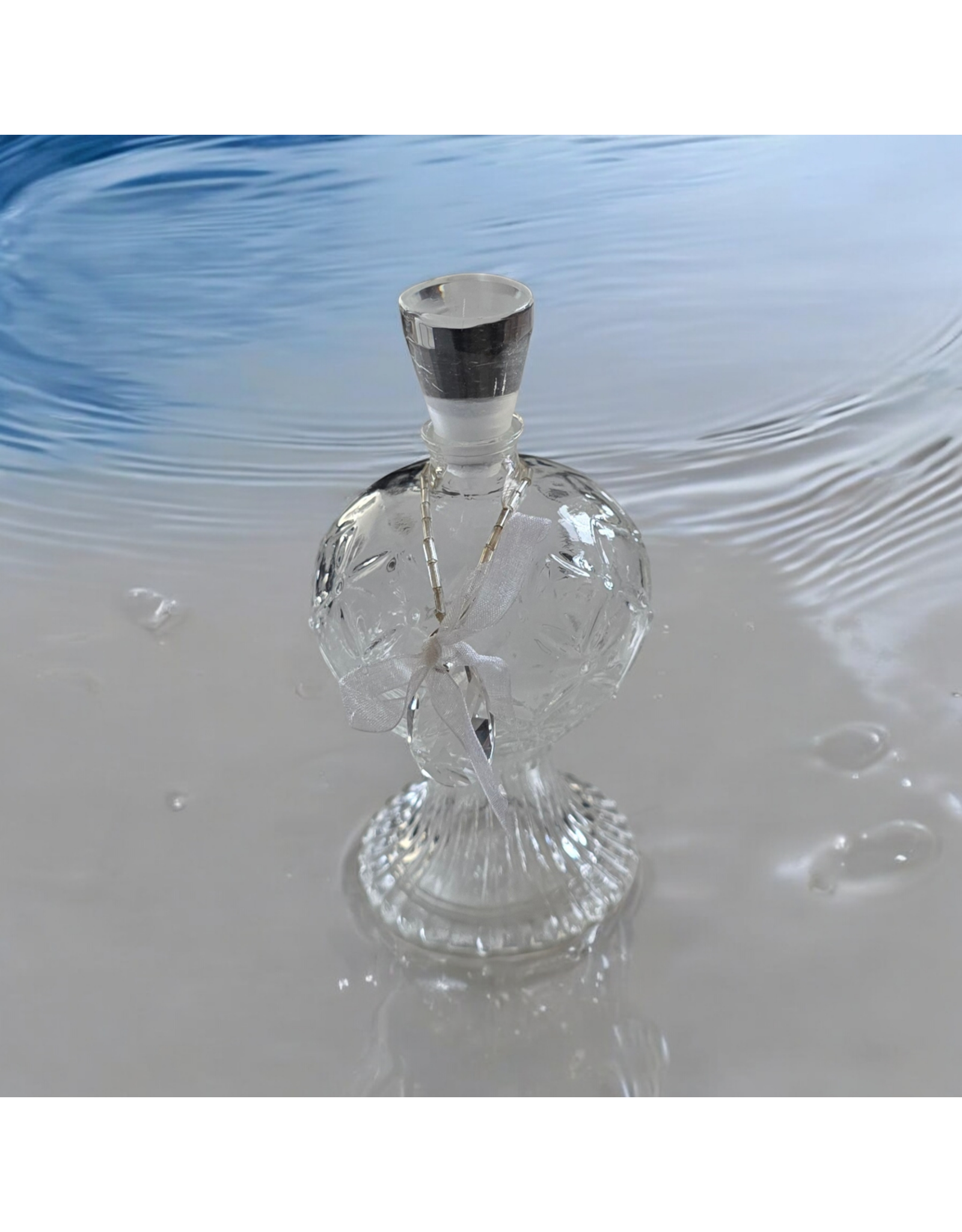 Glazen parfum fles 13,5 cm Lisbeth Dahl - Body & Soap