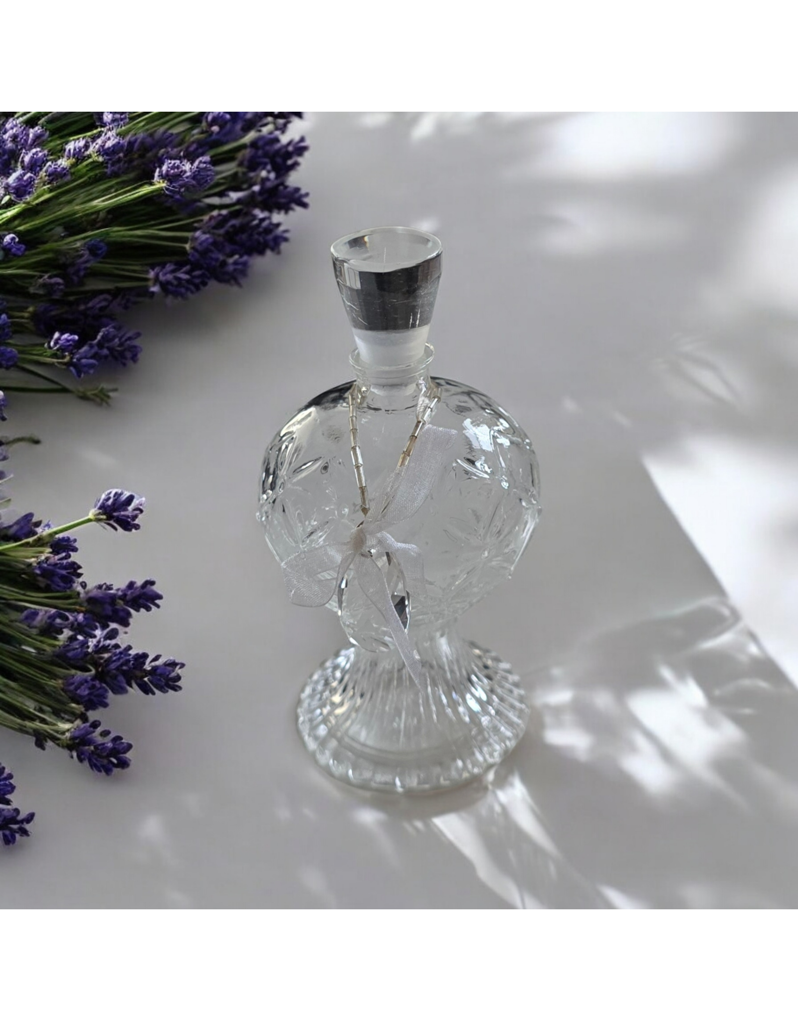 Glazen parfum fles 13,5 cm Lisbeth Dahl - Body & Soap