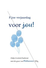 Body & Soap Zakje (voeten) badzout Fijne verjaardag - voor de man