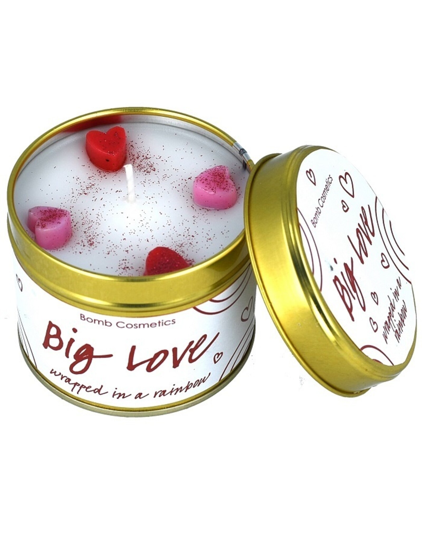 Bomb Cosmetics Big Love Tinned Candle  - een kaars voor mijn grote liefde