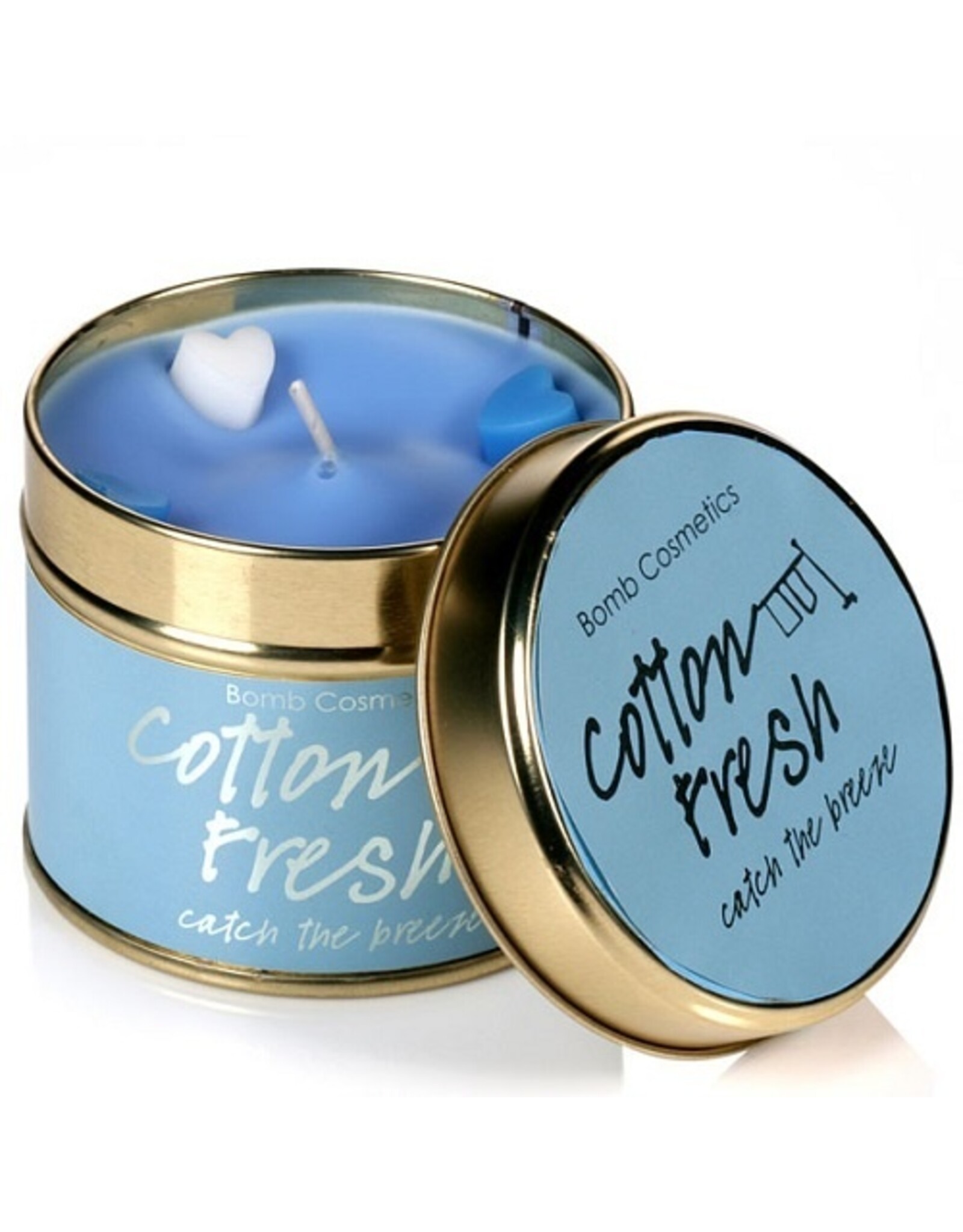 Bomb Cosmetics Cotton Fresh Tinned Candle  -