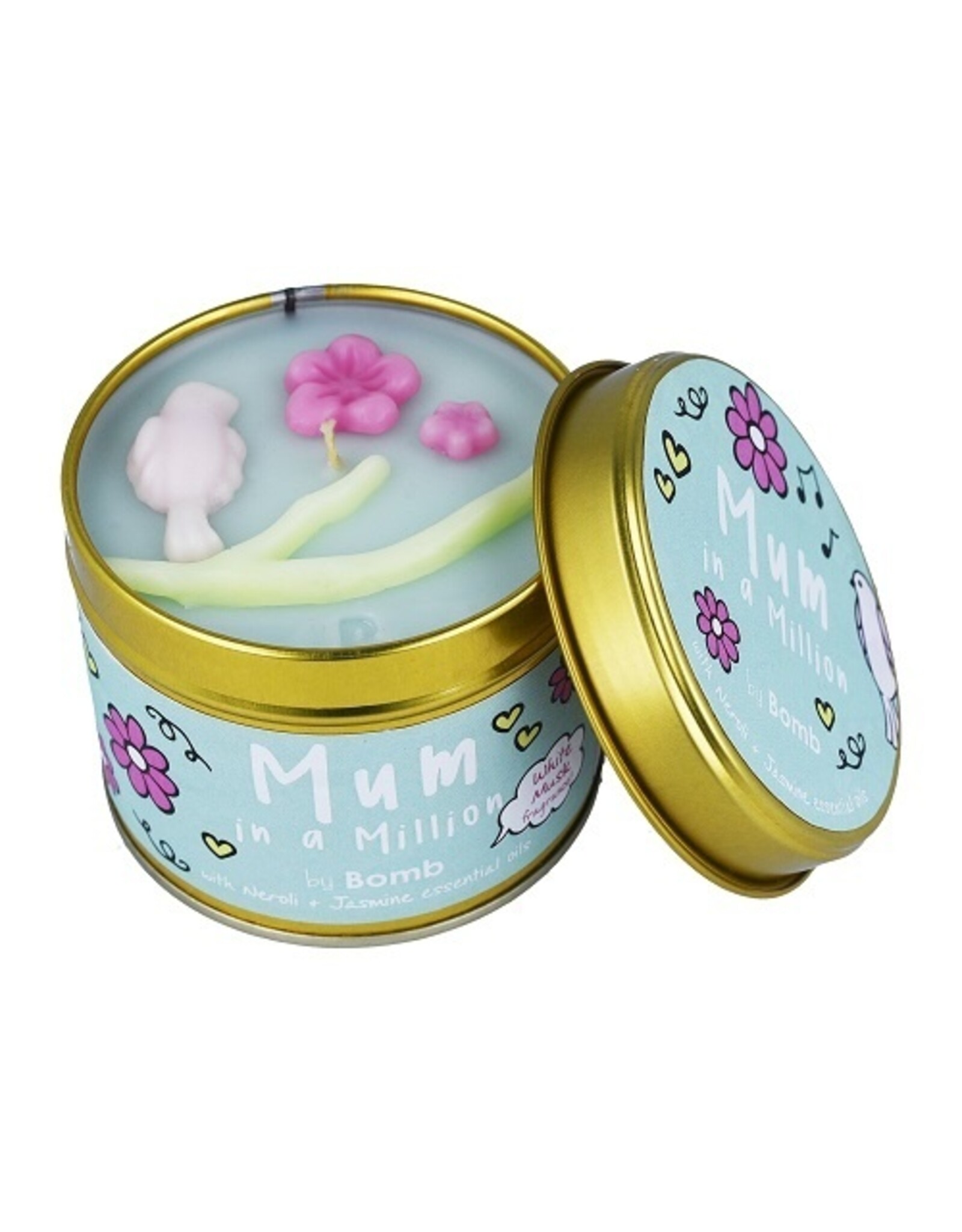 Bomb Cosmetics Mum In A Million Tinned Candle - verlicht haar dag
