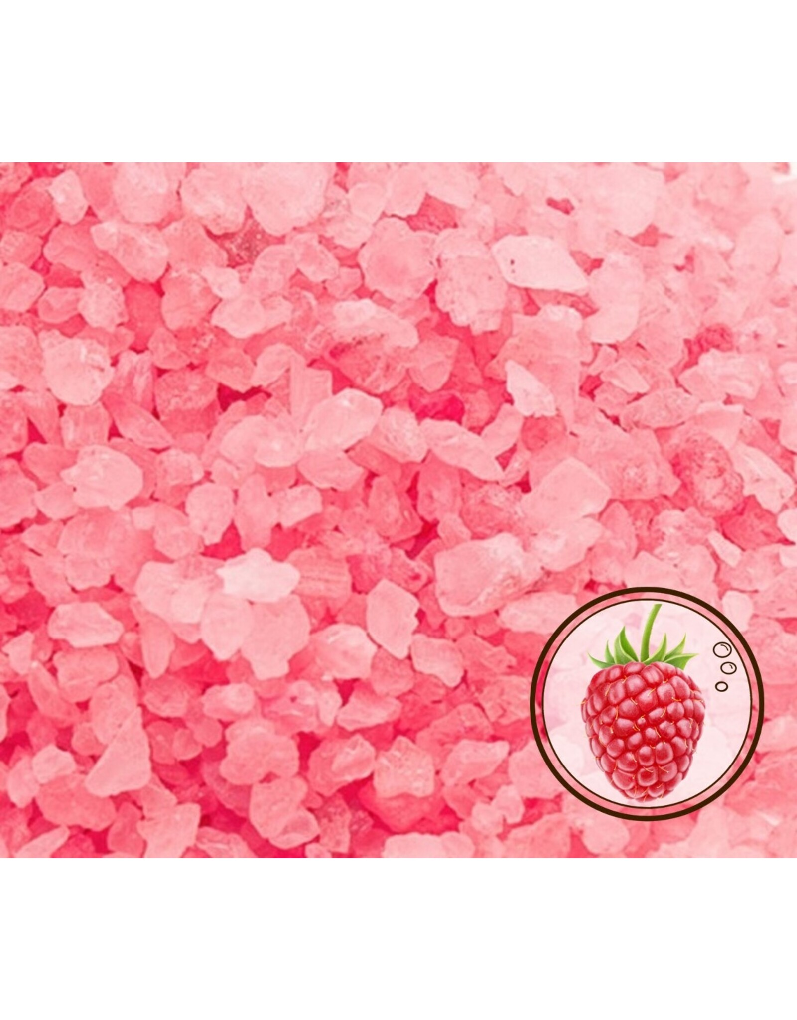 Body & Soap Badzout/zeezout "framboos" (Roze) - Body & Soap