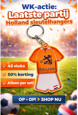 45 sleutelhangers voetbal 'Holland' Hup Holland Hup