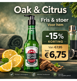 Handzeep in bierfles Look (Groen)